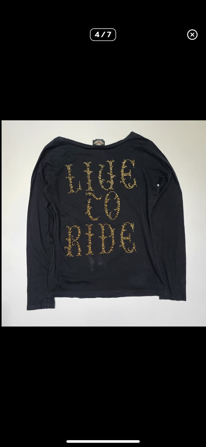 할리데이비슨 y2k 롱슬리브 티셔츠 상품이미지4