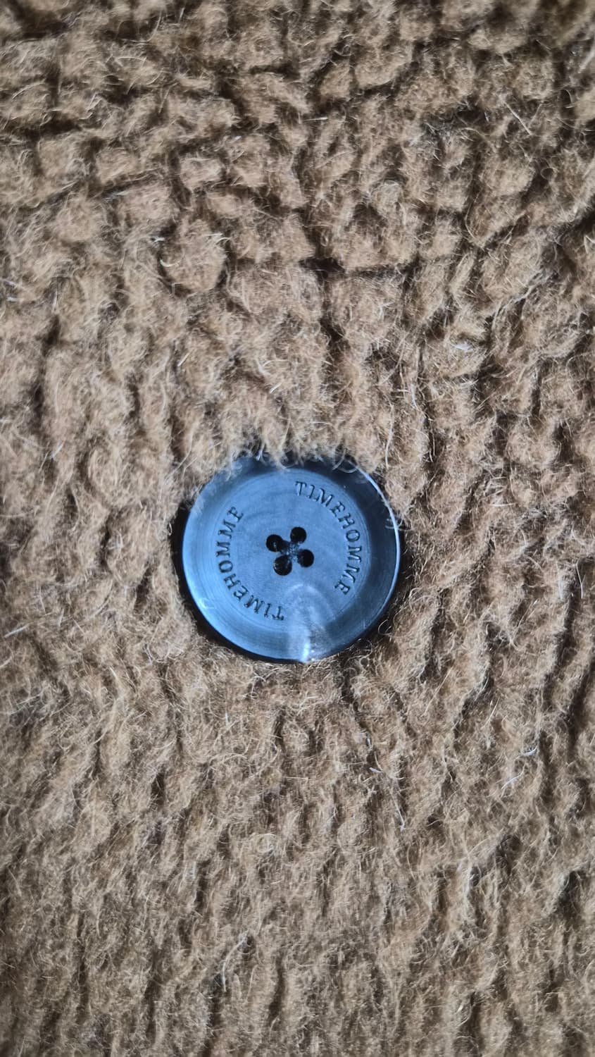 [정가 138만] 타임옴므 낙타모 테디베어 코트 (95) - Camel 상품이미지6