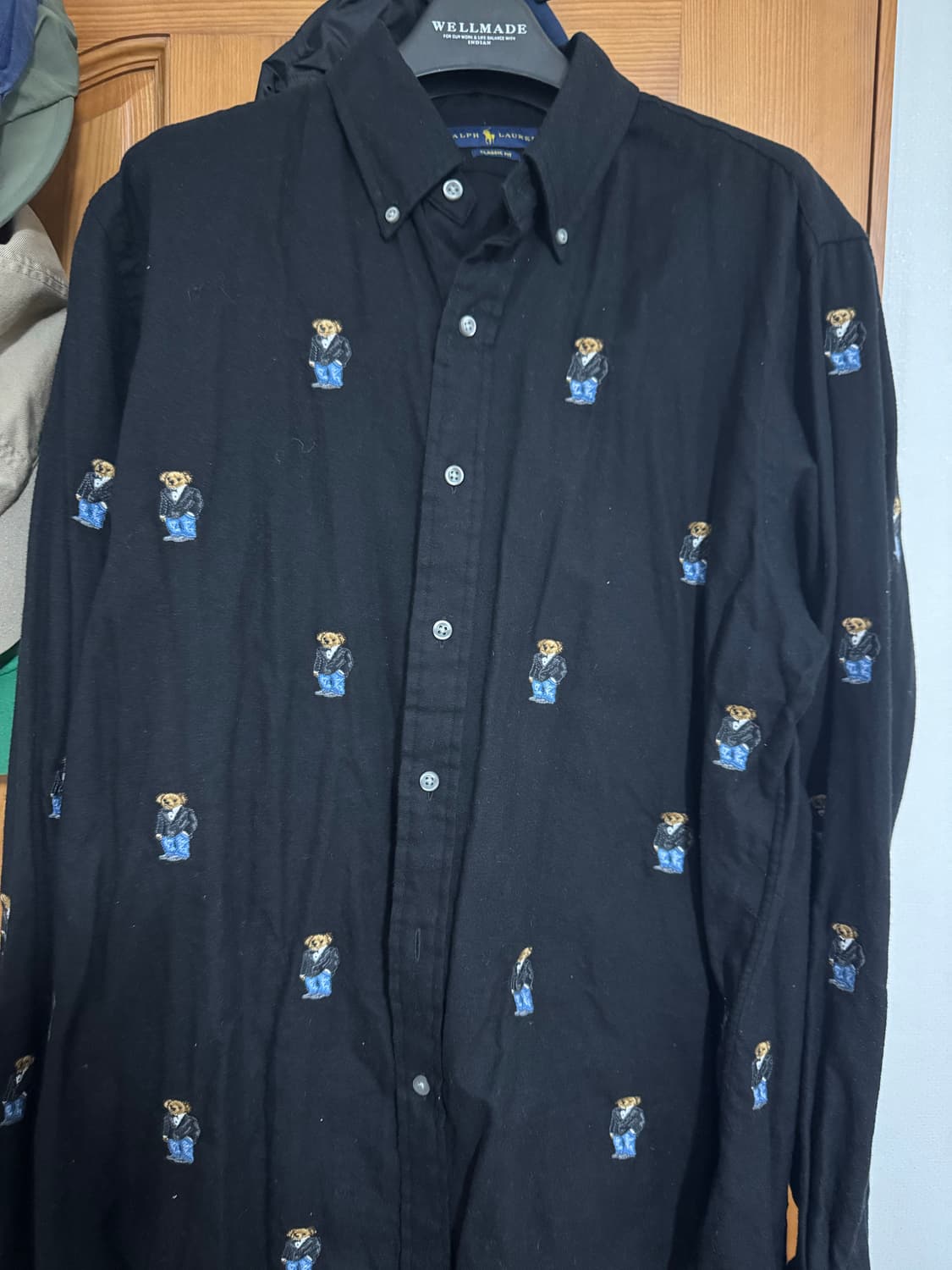 폴로 랄프로렌 테디베어 패턴 셔츠 L 상품이미지7