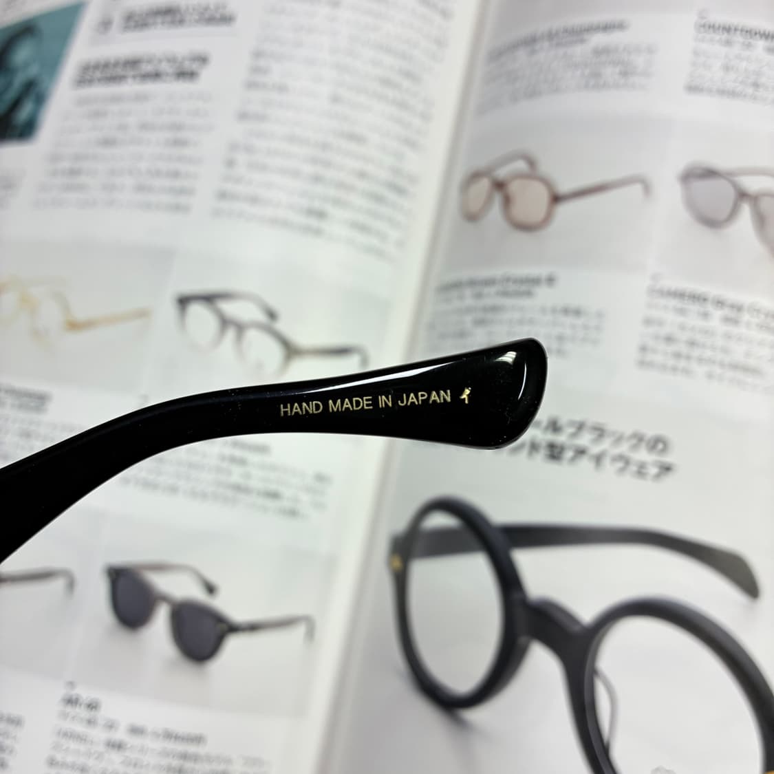 角矢甚治郎作 카도야 진지로 사쿠 셀룰로이드 일본 장인 안경 상품이미지6