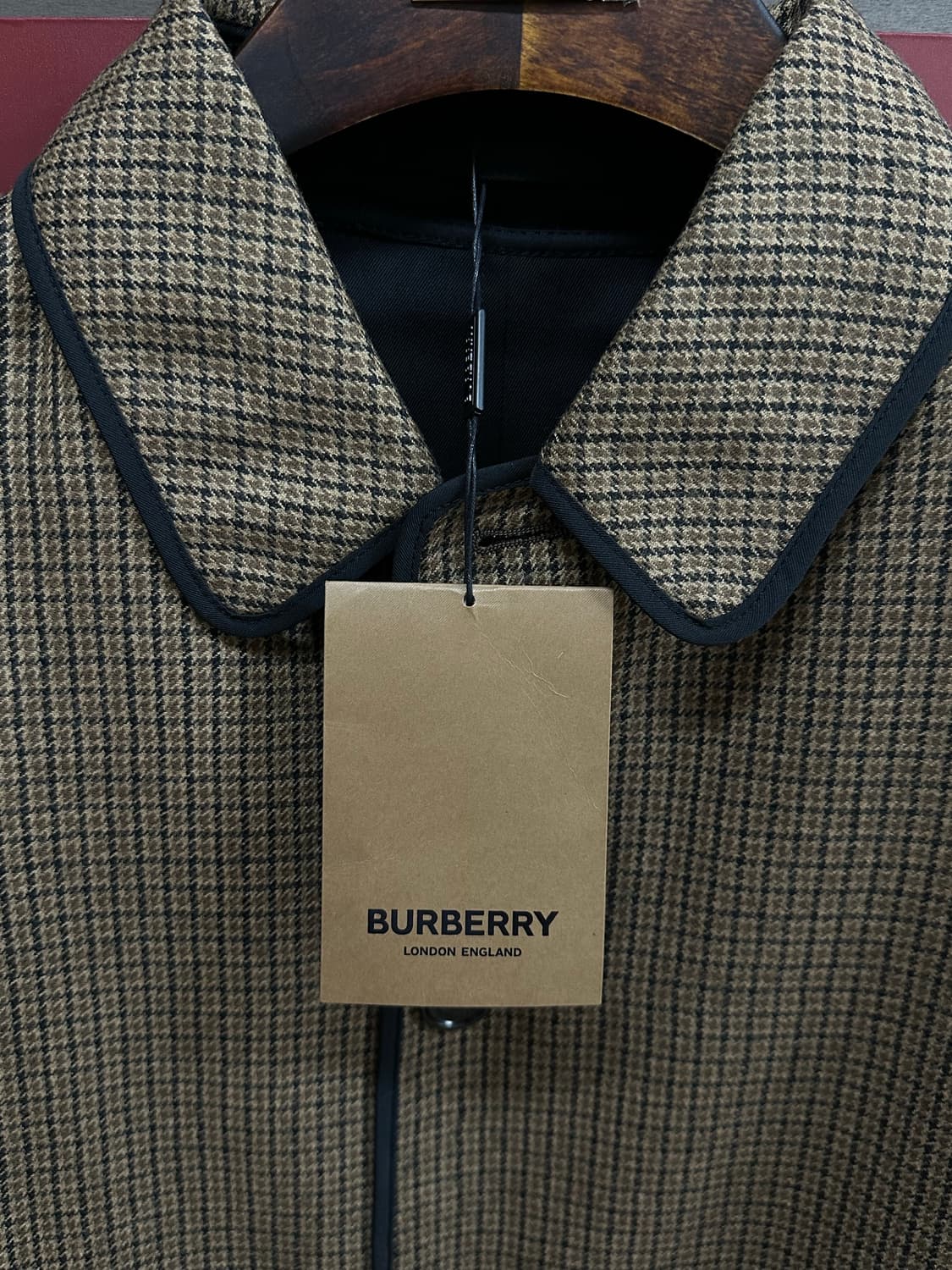 버버리 Burberry 리버서블 남성 울코트 (새상품) 상품이미지4