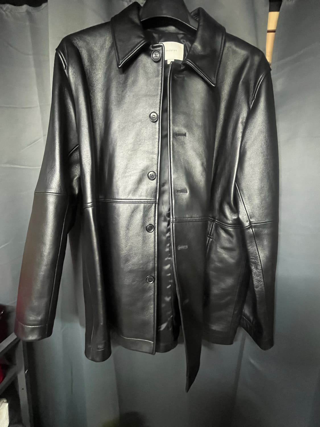 셔터 이탈리안 램스킨 레더자켓(s) 상품이미지3