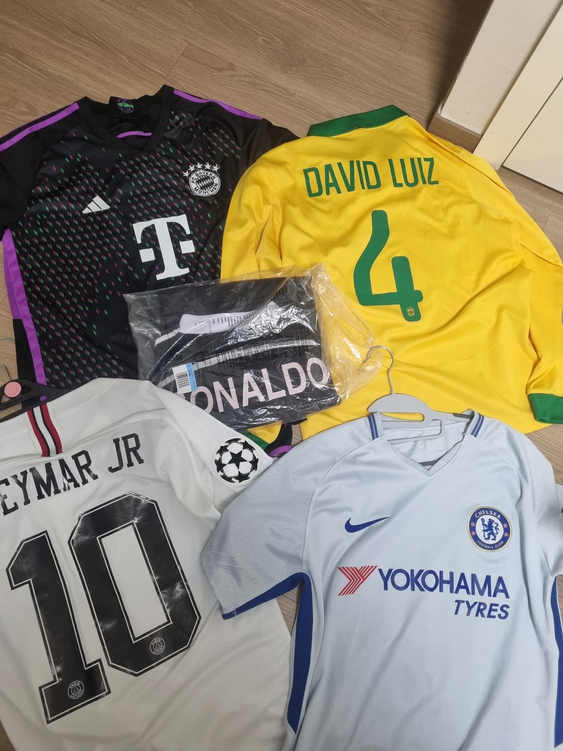 축구 유니폼 일괄 레알 네이마르 브라질 첼시 뮌헨 psg 상품이미지1