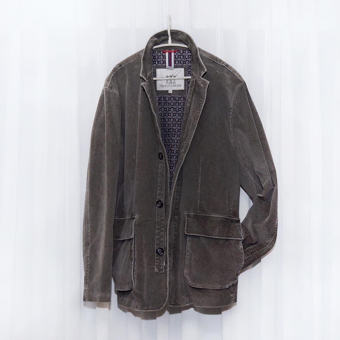 헨리코튼 이탈리안 몰스킨 코튼 가먼트다잉 카파 자켓 (105+) 상품이미지1