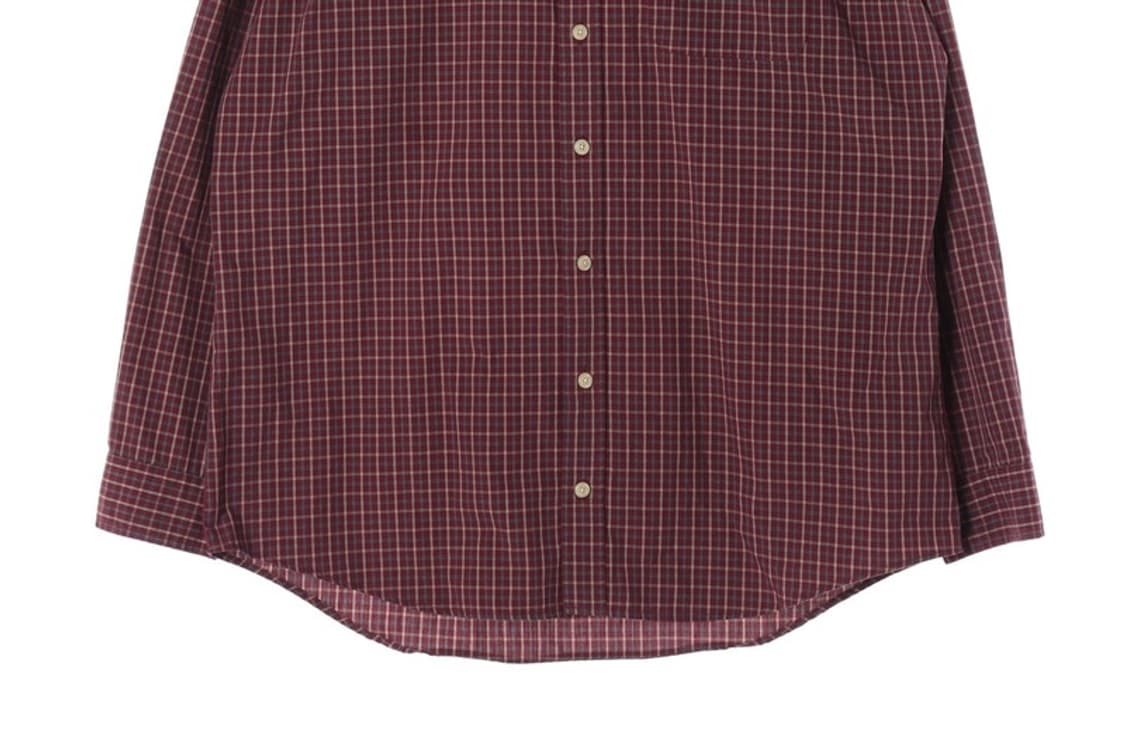 Arrow 빈티지 와인체크 버튼다운 셔츠 XL 상품이미지4