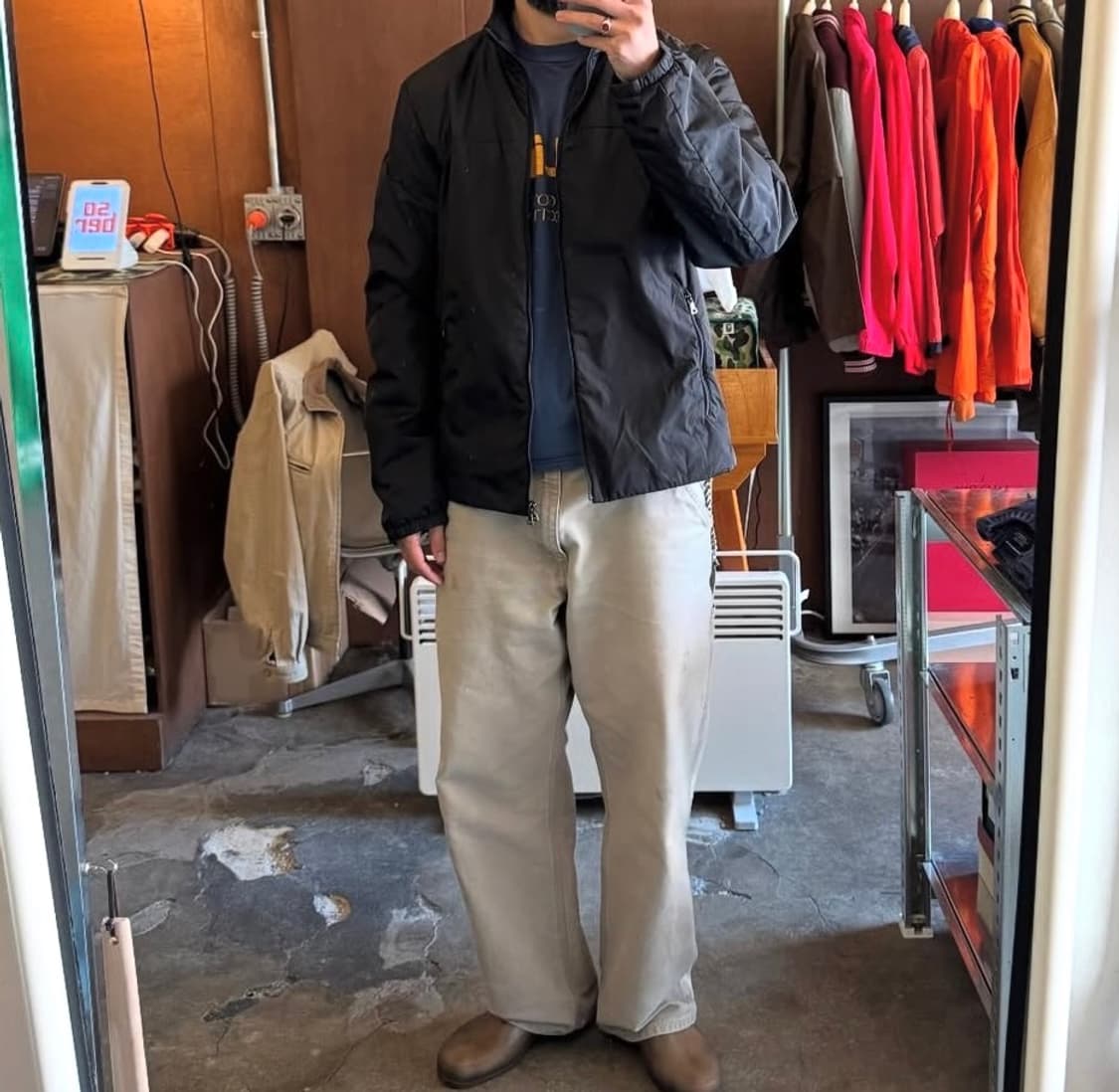 프라다 스포츠 윈드 자켓 54 (105~107) 사이즈 상태 최상급 상품이미지5