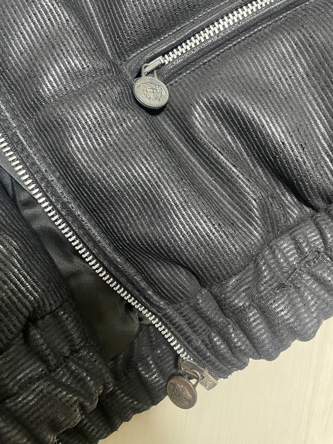 90s 베르사체 진스 꾸뛰르 빈티지 패딩 상품이미지4