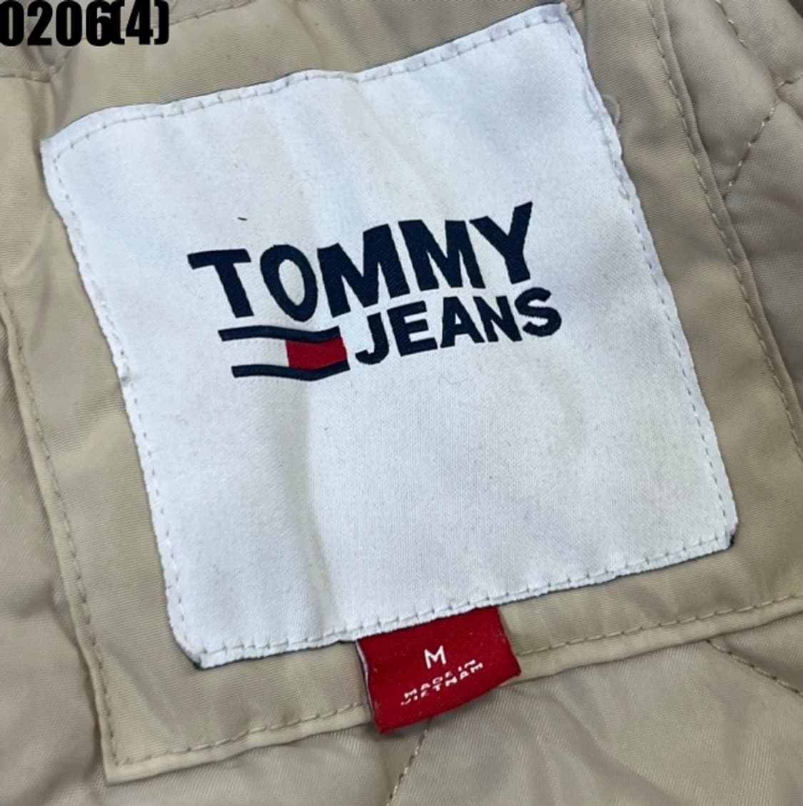 [M] 타미힐피거 베이지 후드 야상 블루종 점퍼 0206(4) 상품이미지4