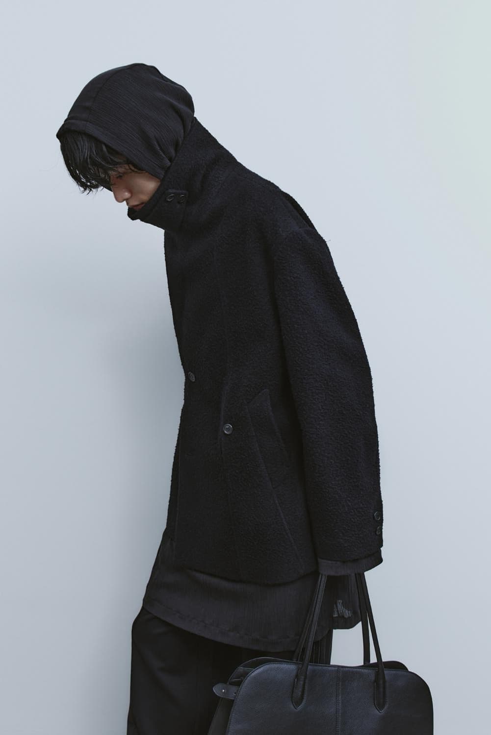 [s] 유스 피코트 블랙 카센티노 상품이미지1