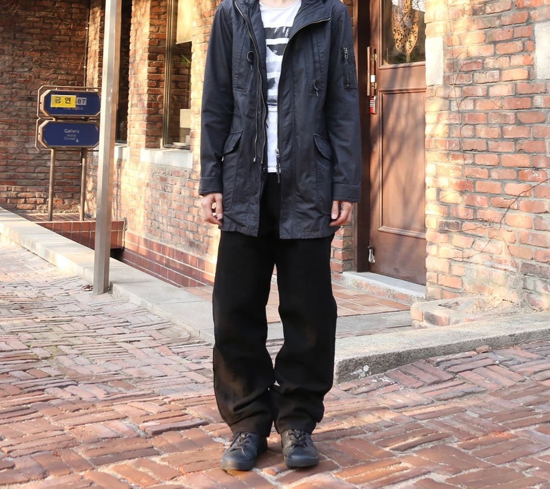 꼼데가르송 셔츠 블랙 코튼 팬츠 상품이미지2