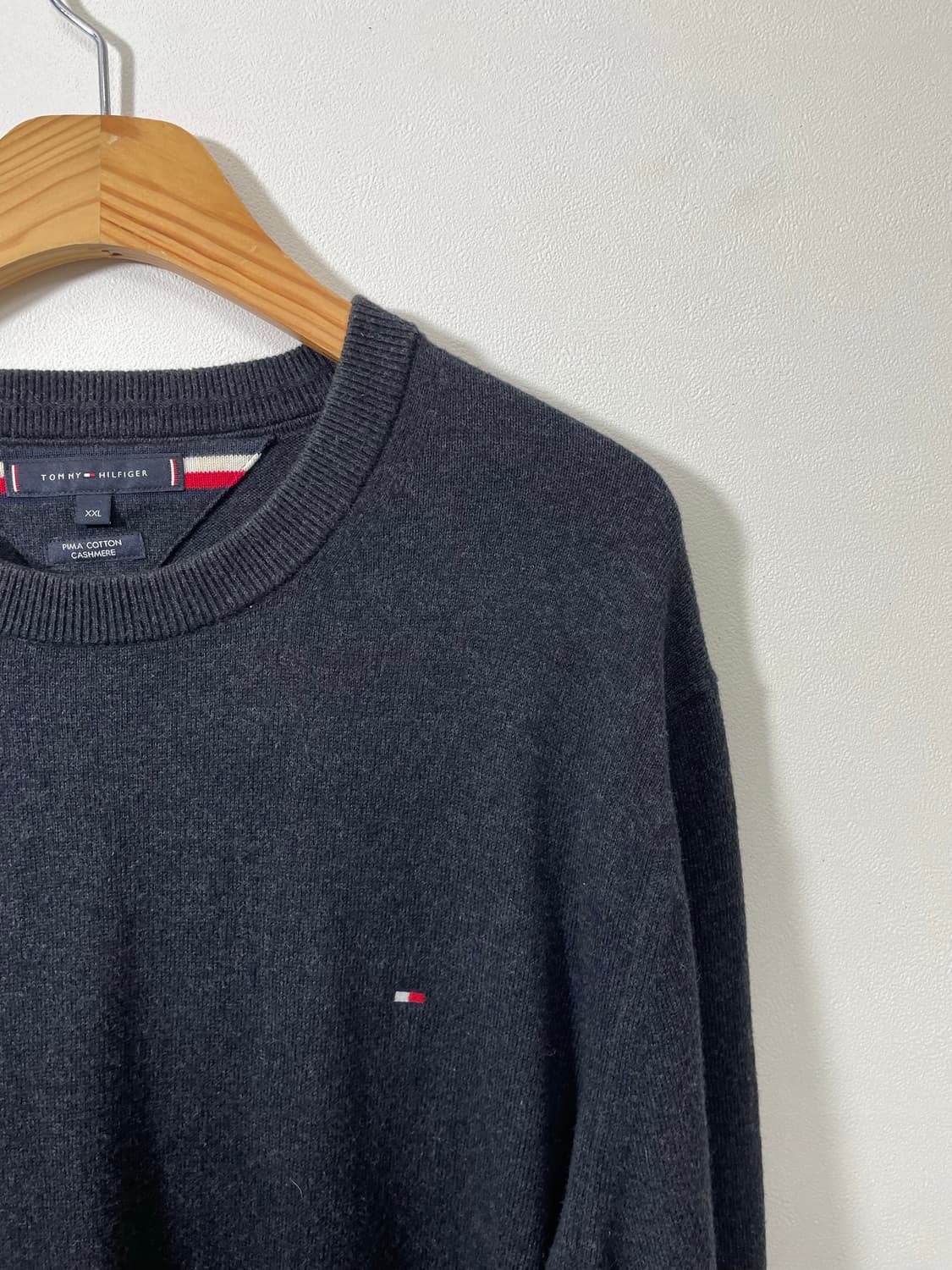 타미Tommy 피마코튼 캐시미어 니트 XXL - K7  상품이미지3