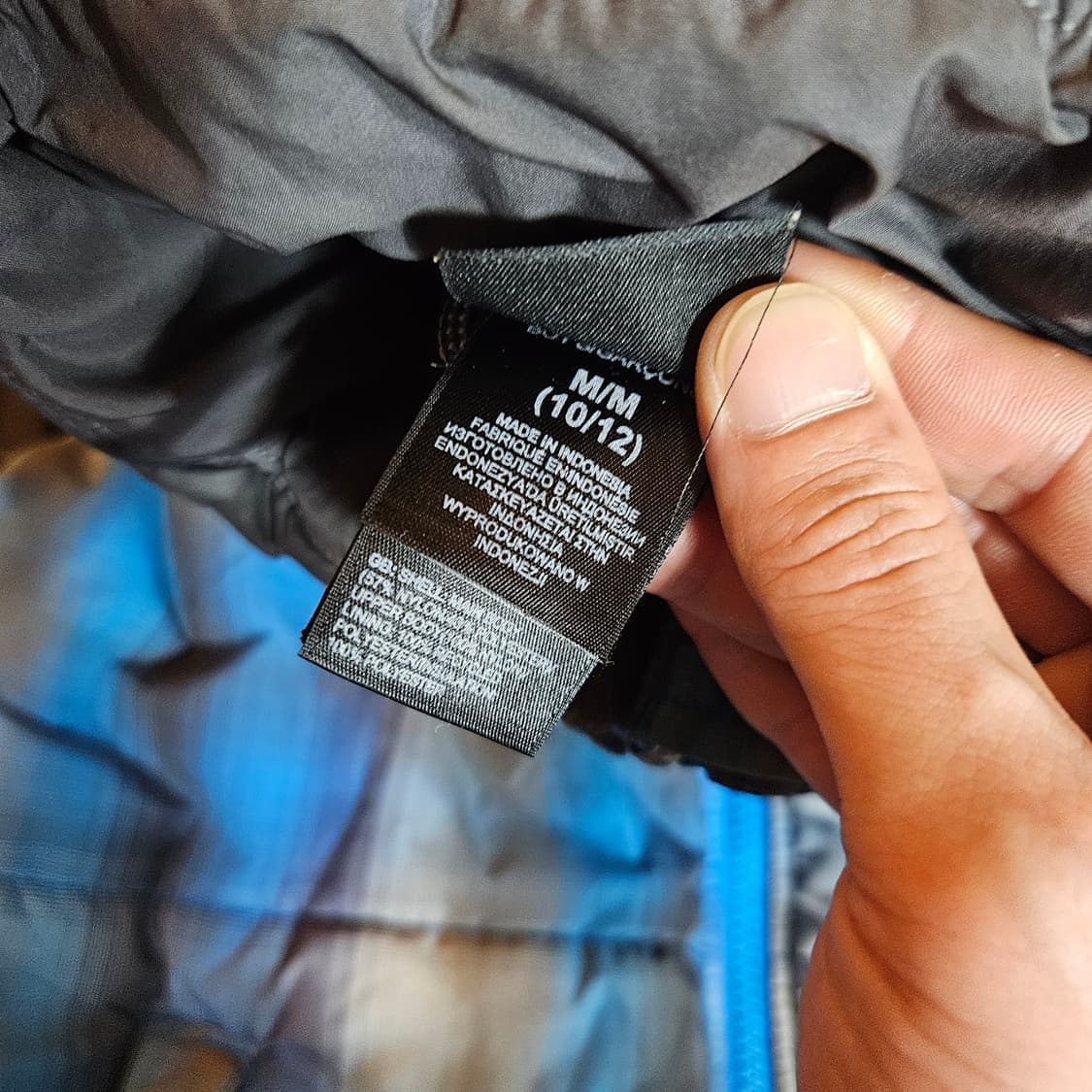 (미사용)노스페이스 체크 블럭 패딩 베스트 M / XL size 2종 상품이미지7