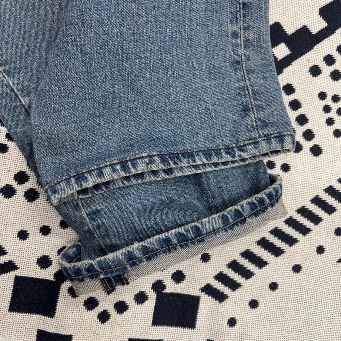 폴로 랄프로렌 소가죽패치 스판 데님 청바지 34인치 P00078 상품이미지10