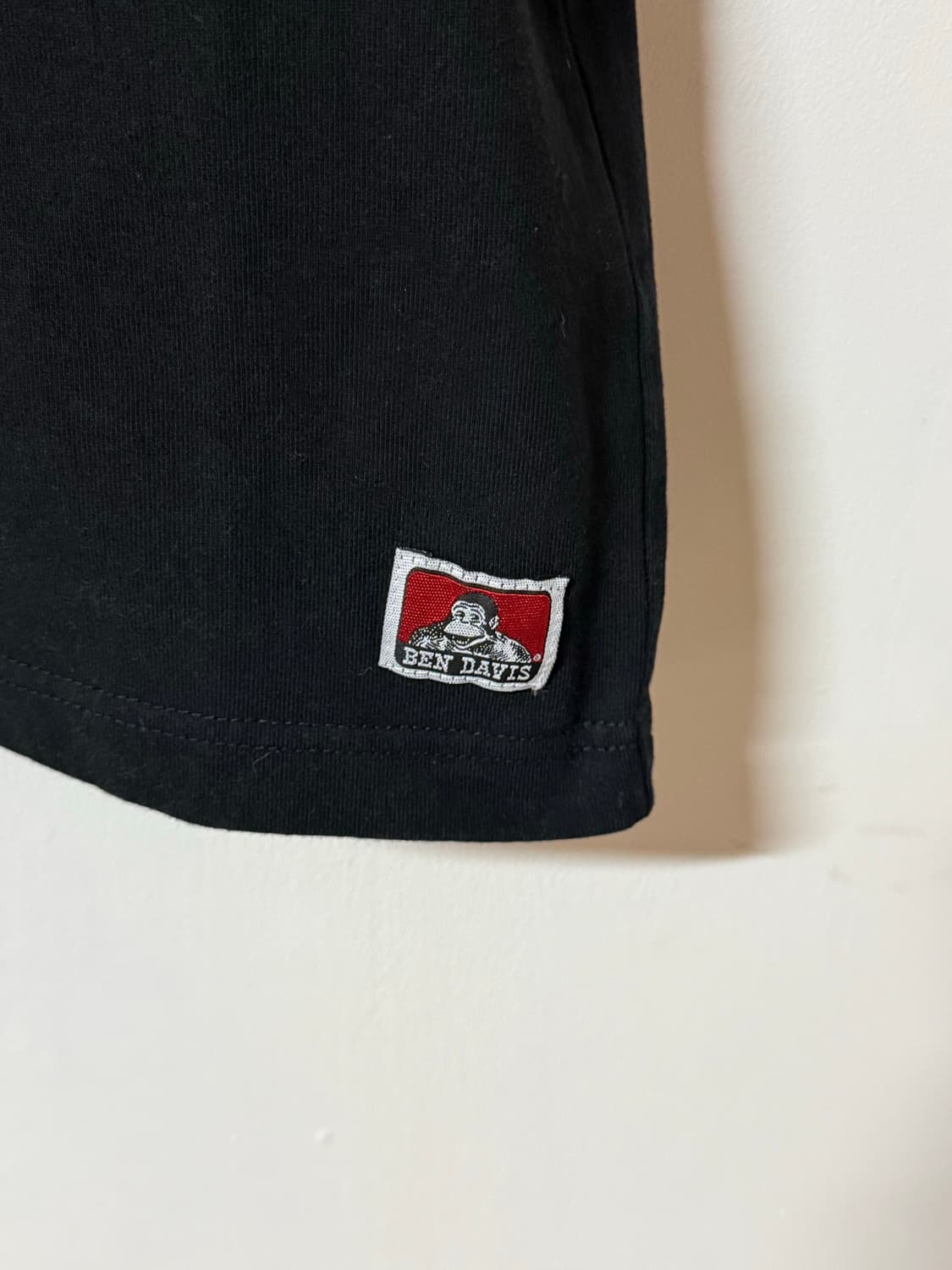 벤데이비스 빅로고 프린팅 반팔 티셔츠 블랙 M 상품이미지5