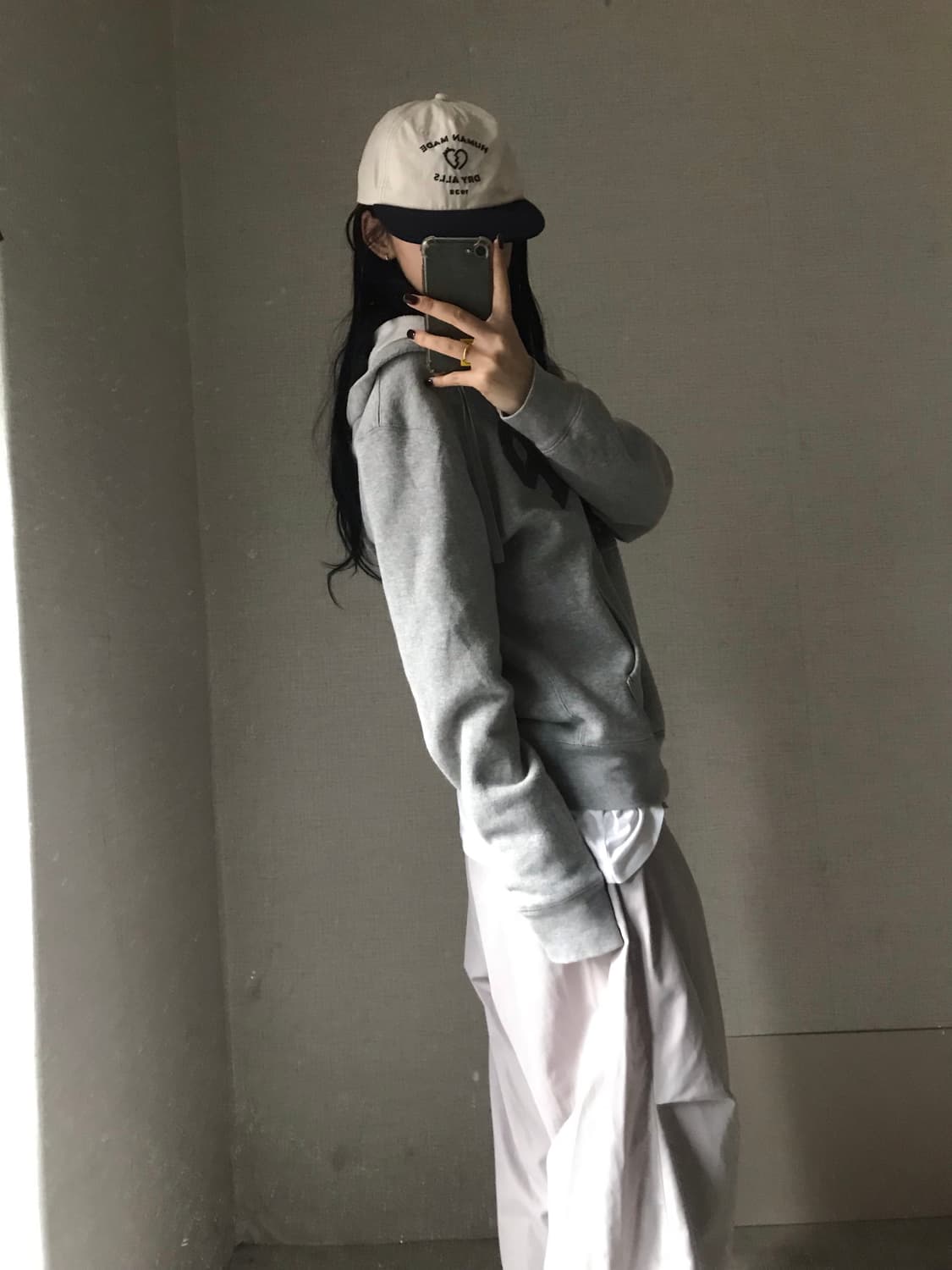 갭 그레이 후드집업 상품이미지3