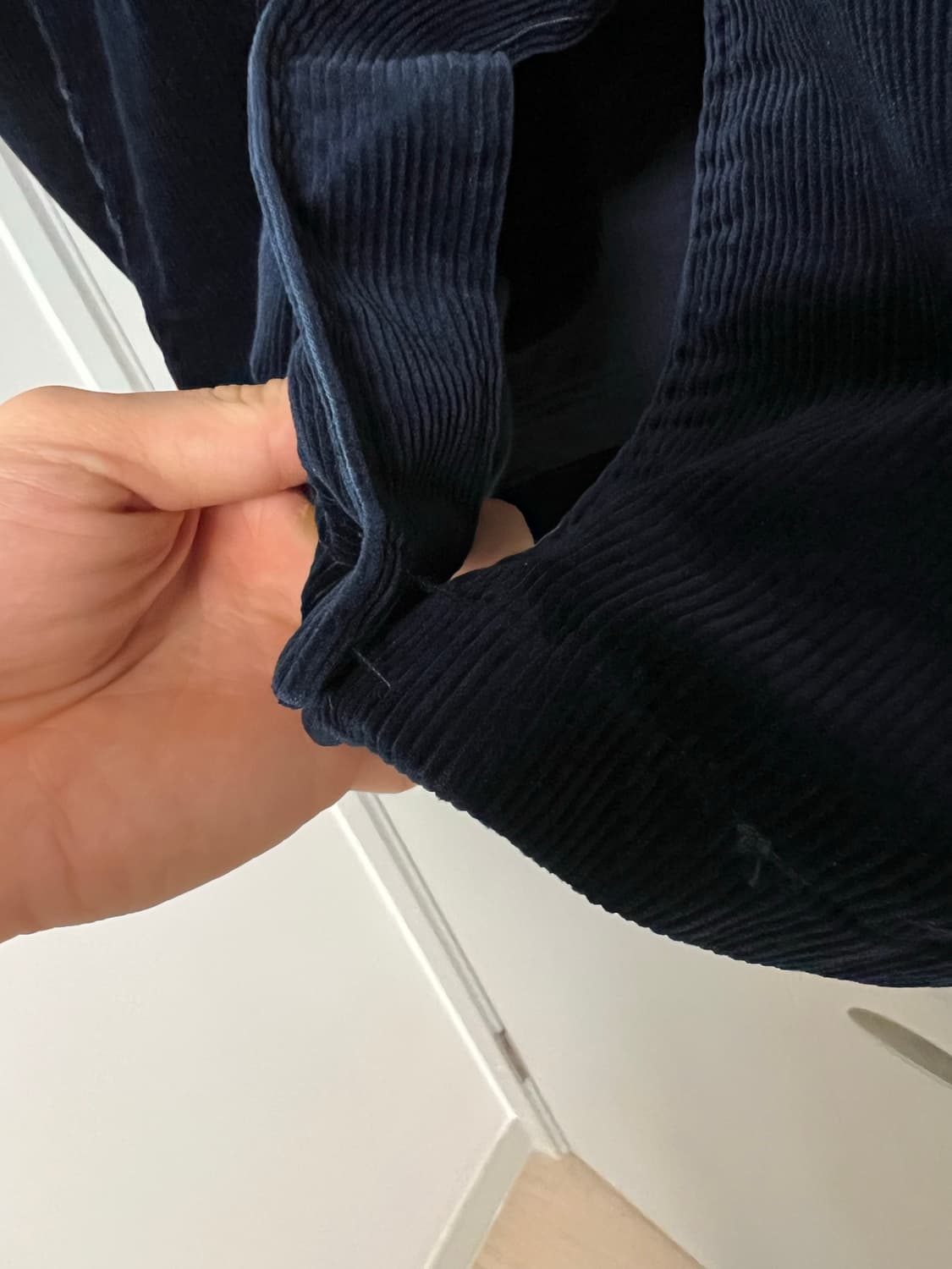 폴로 네이비 코듀로이 3버튼 스포츠자켓 48L XXL 상품이미지4