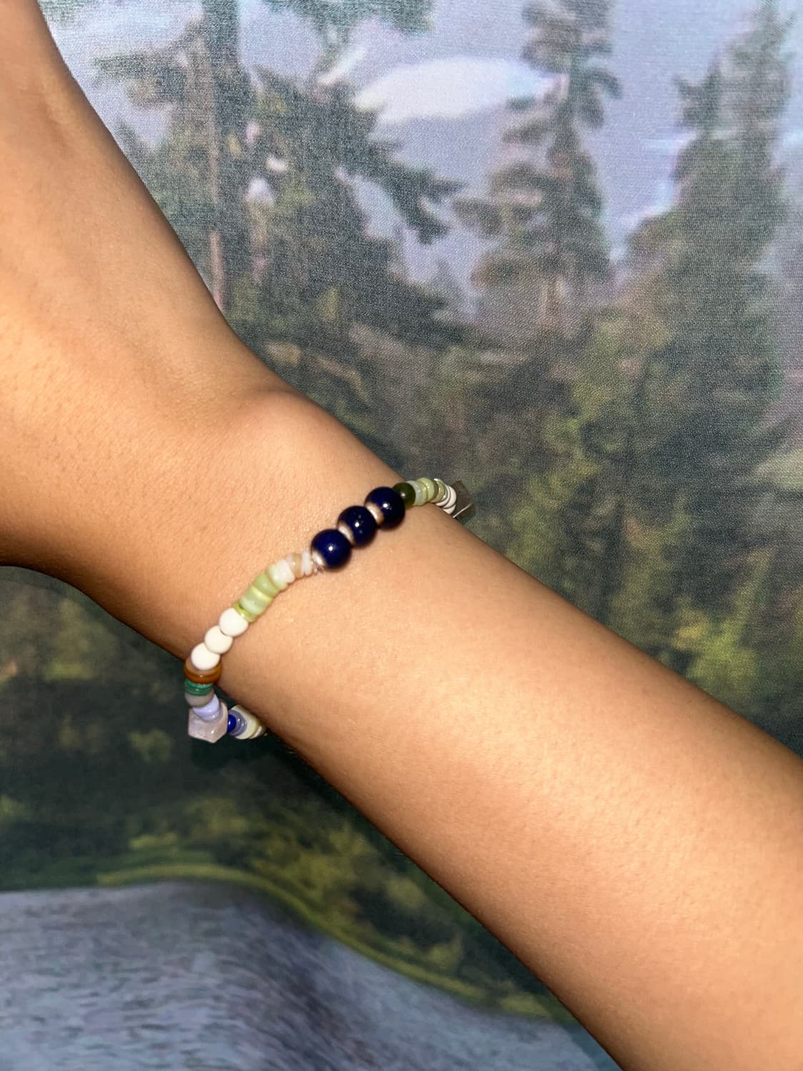 빈티지 비즈 팔찌 / f bracelet 상품이미지3