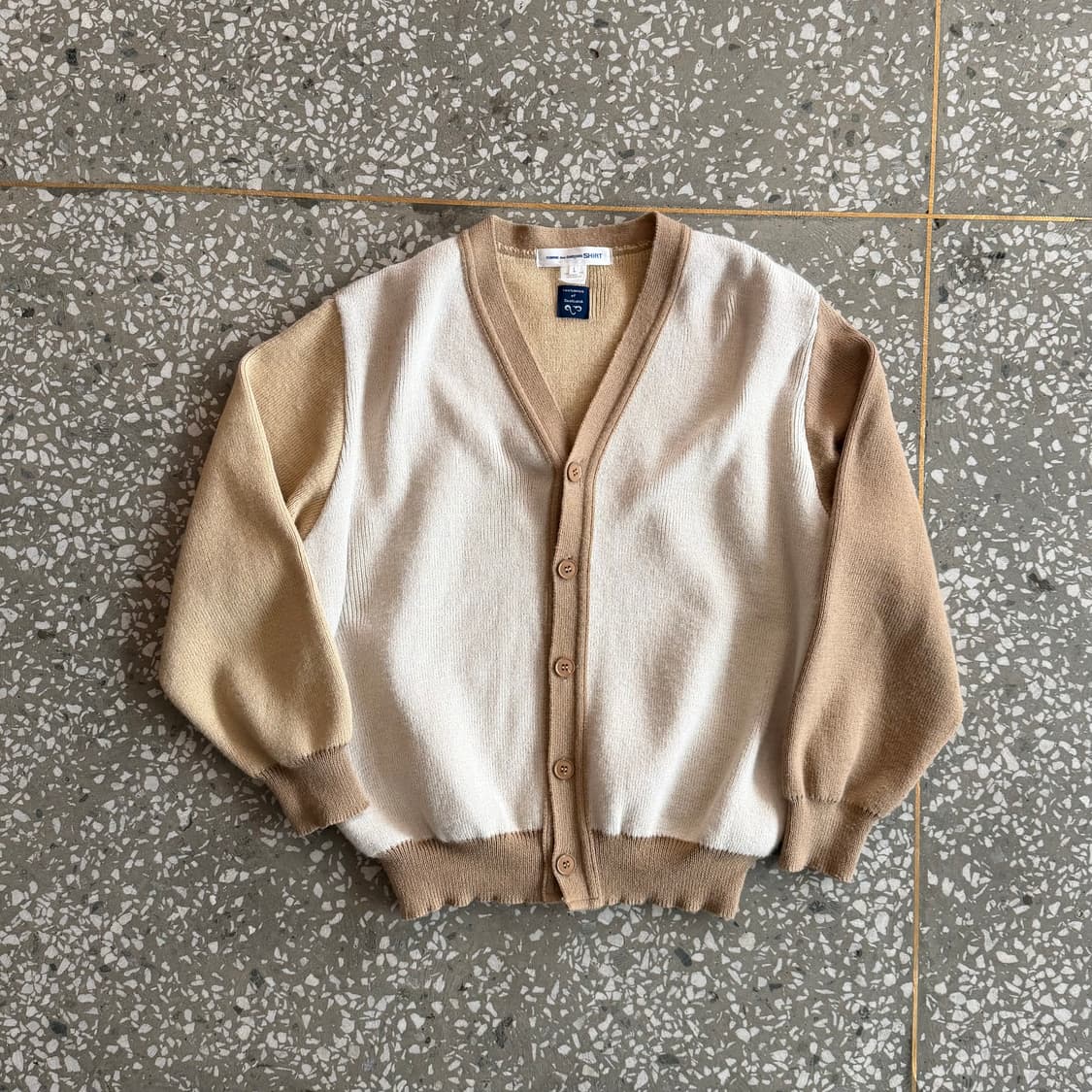 꼼데가르송 셔츠 패널 가디건 상품이미지1