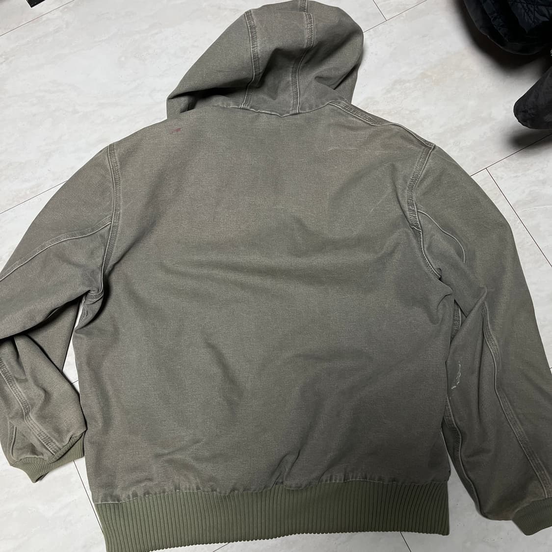 Carhartt 칼하트 액티브 자켓 세이지 그린 L사이즈 J180SAG 상품이미지5