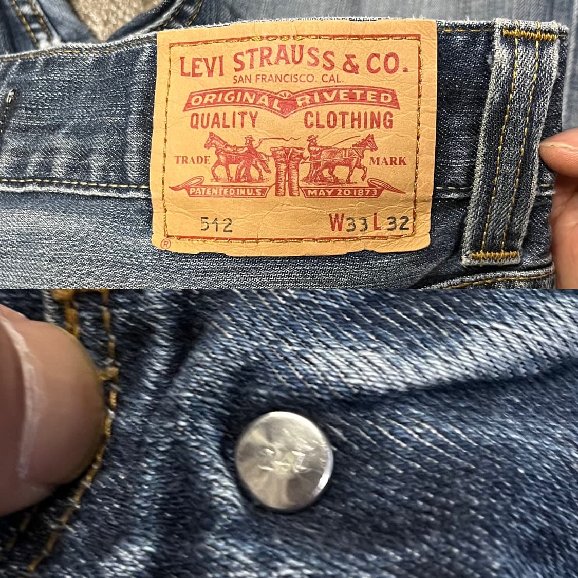 00s 리바이스512 슬림 부츠컷 (33“) 상품이미지5