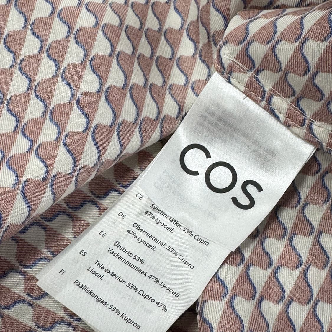 코스 COS 패턴 프린트 셔츠 블라우스 상품이미지6