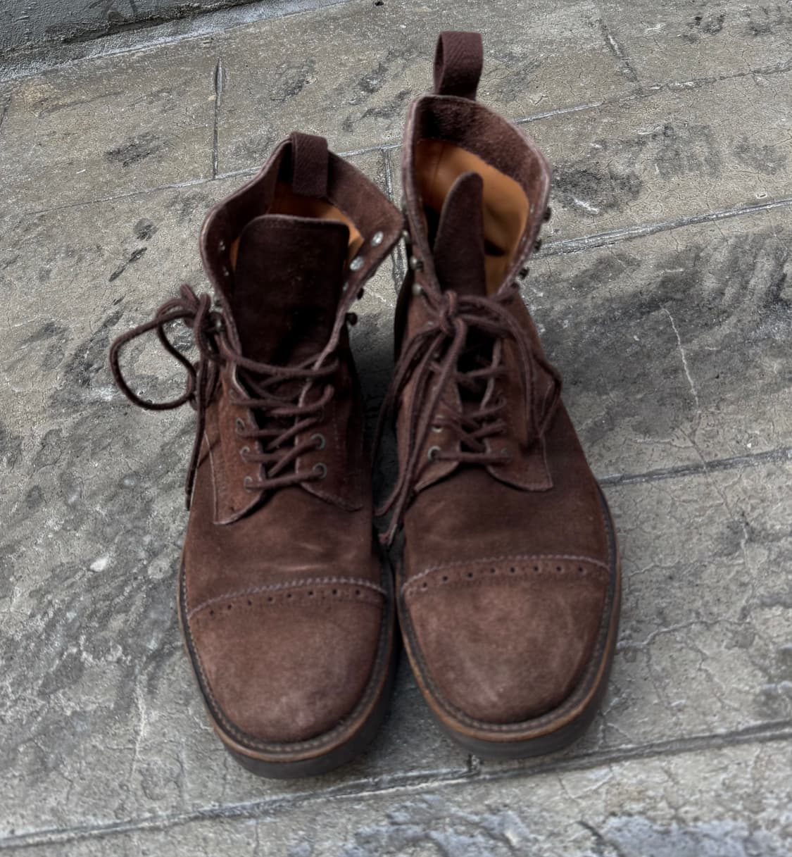 꼼데가르송 옴므 윙팁 비브람 스웨이드 부츠 상품이미지3