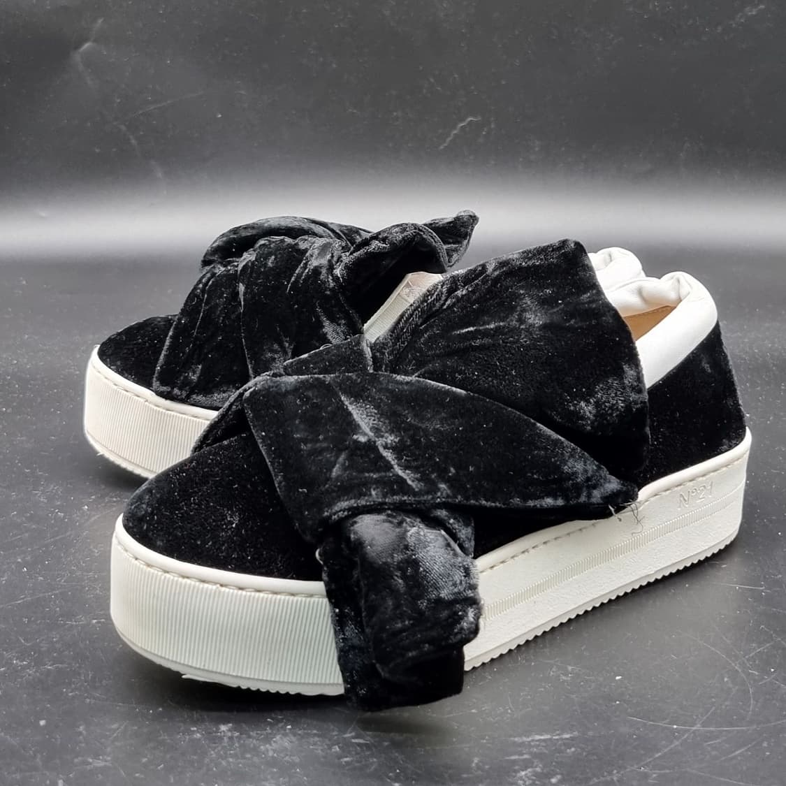 넘버 리본 슬립온 220 굽4. 상품이미지1