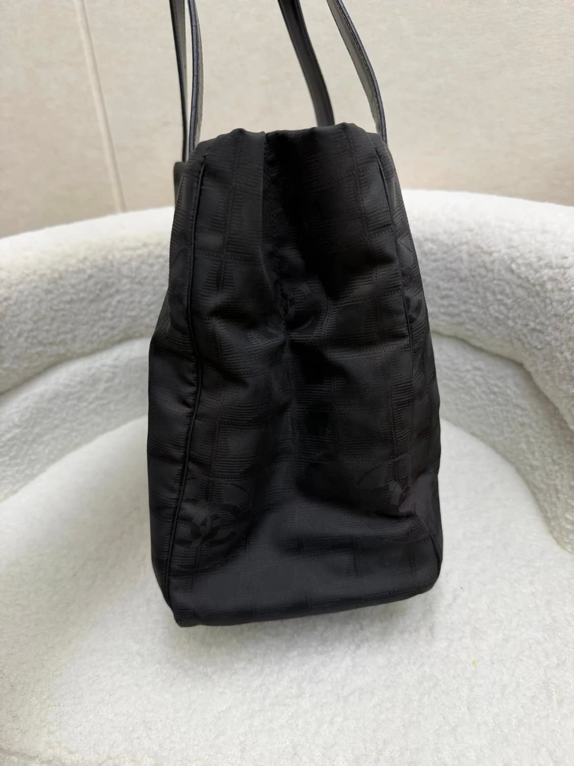 샤넬 블랙 나일론 토트백 상품이미지5