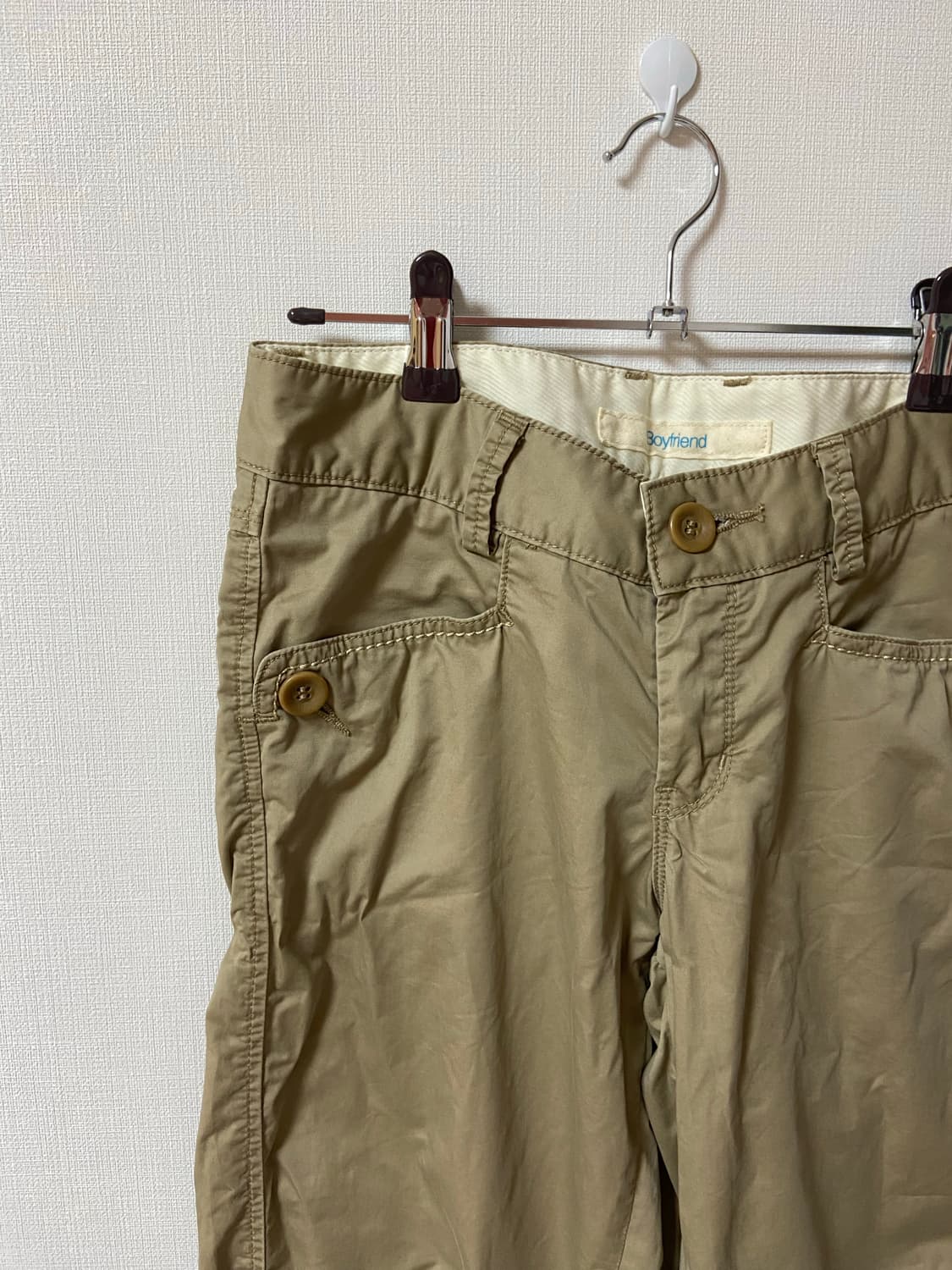 일본 빈티지 모리걸 하구미 단추 카고팬츠  상품이미지2