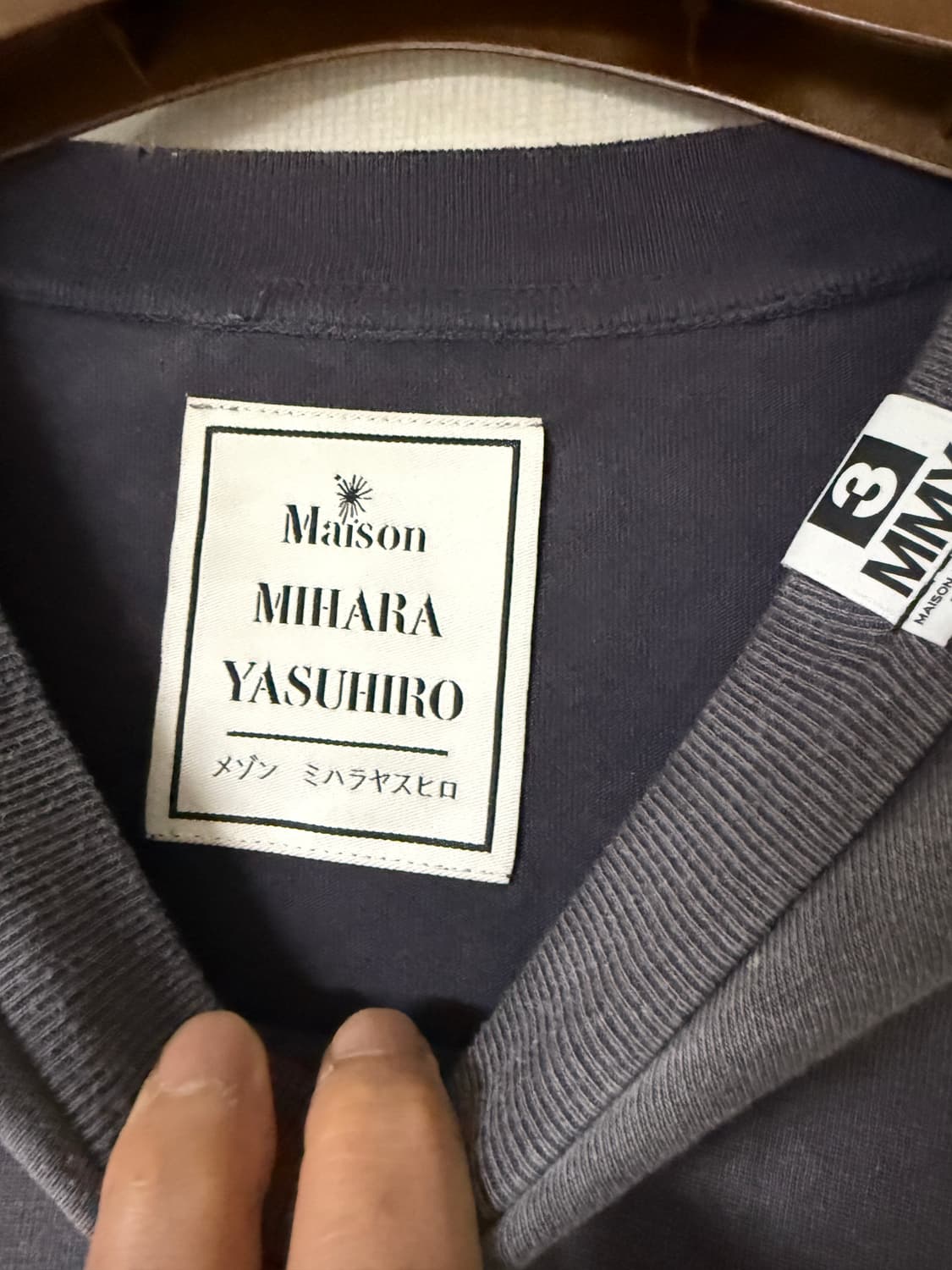 MIHARA YASUHIRO Sun Faded Tee 44사이즈 상품이미지3