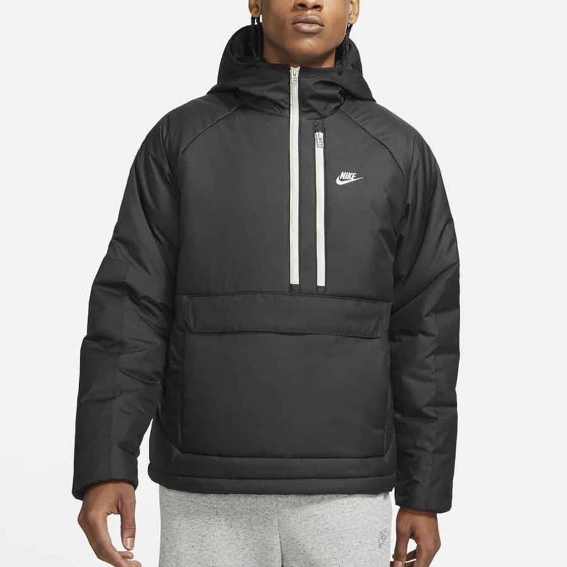 나이키 써마핏 레거시 후드 아노락 패딩 점퍼 자켓 블랙 M 상품이미지4