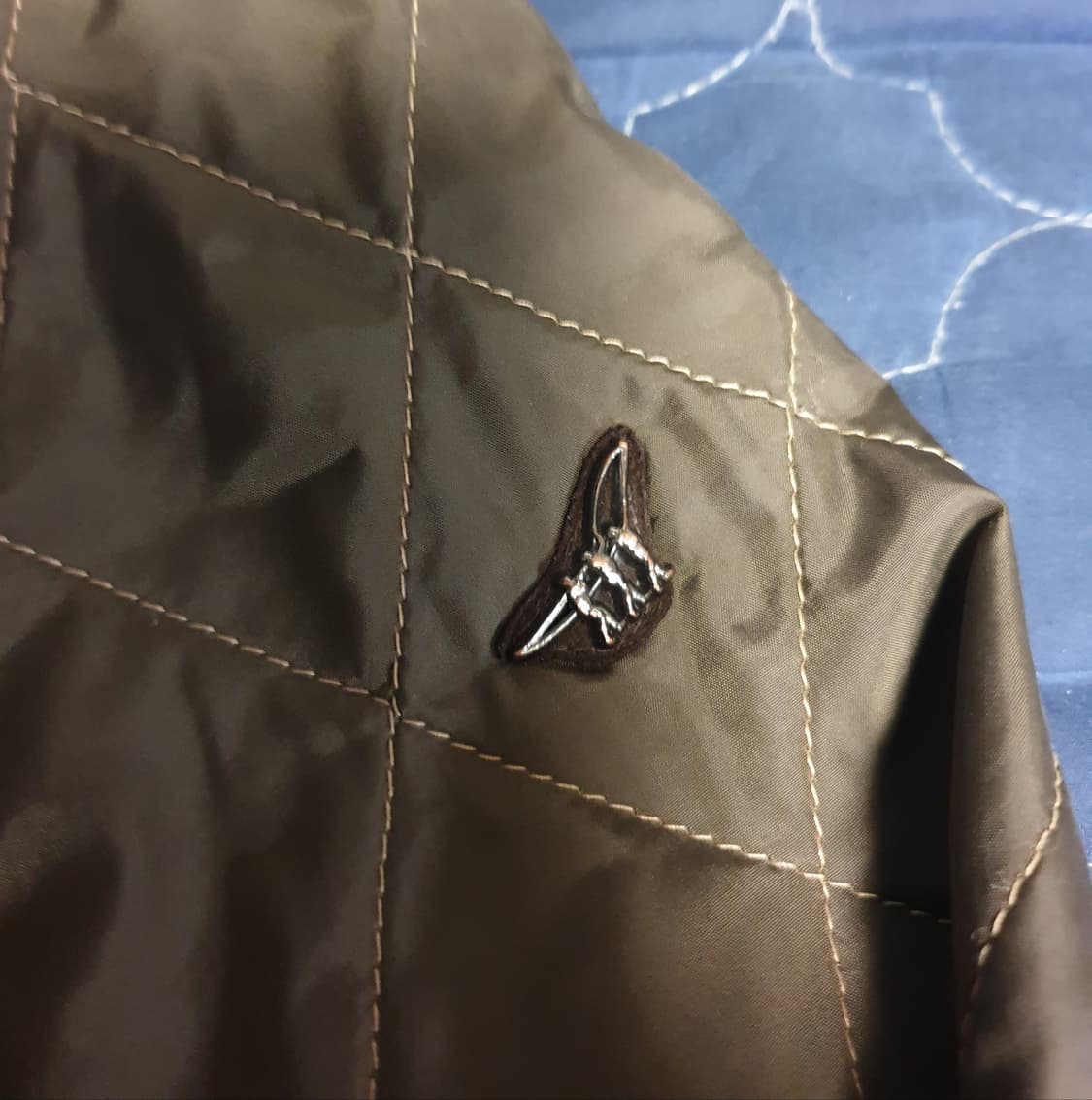 (빈티지) 헨리코튼 유틸리티 퀄팅 자켓 다크 올리브 (110) 상품이미지3