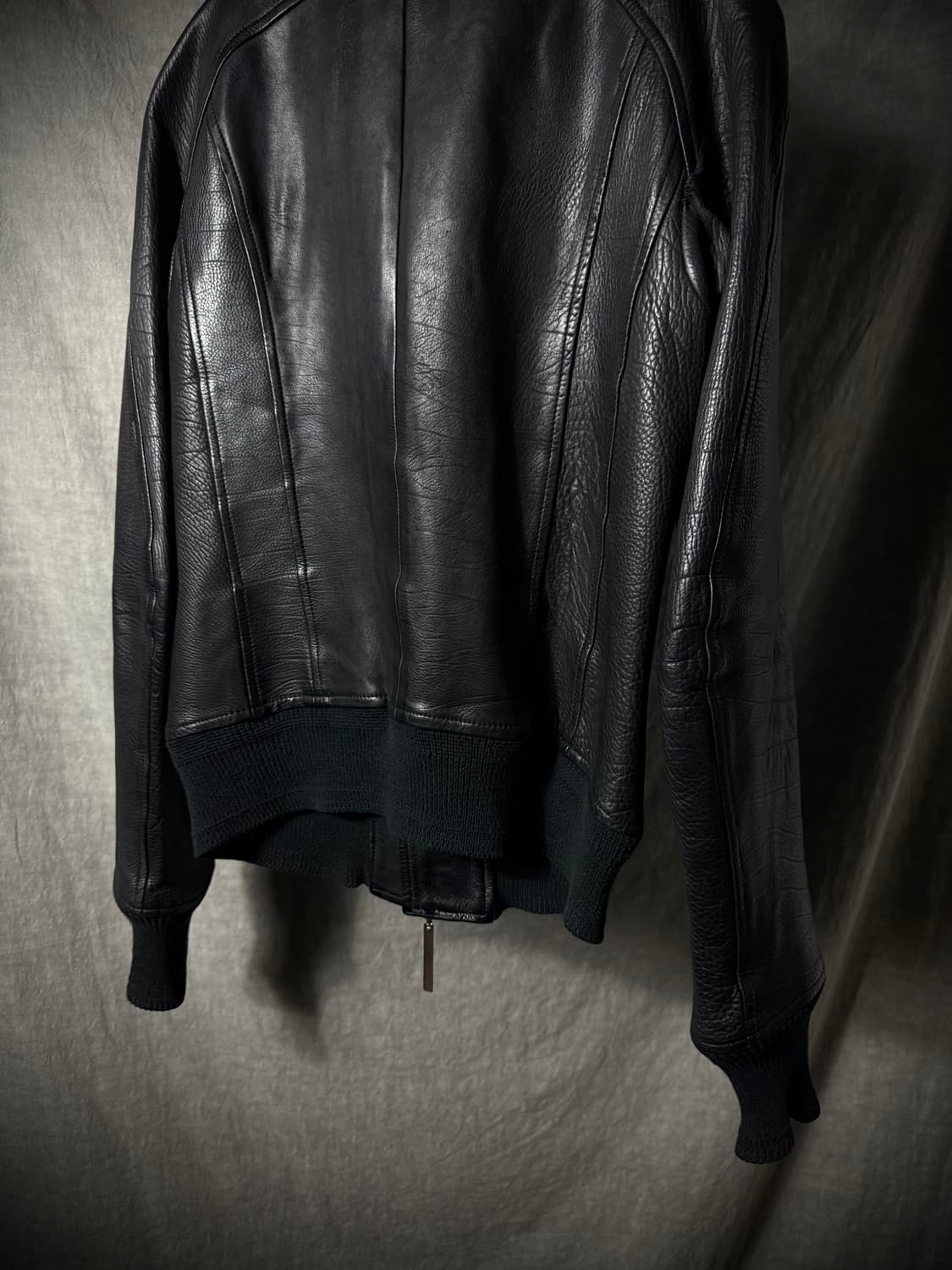 The Viridi-Anne Calf Leather Jacket  상품이미지7