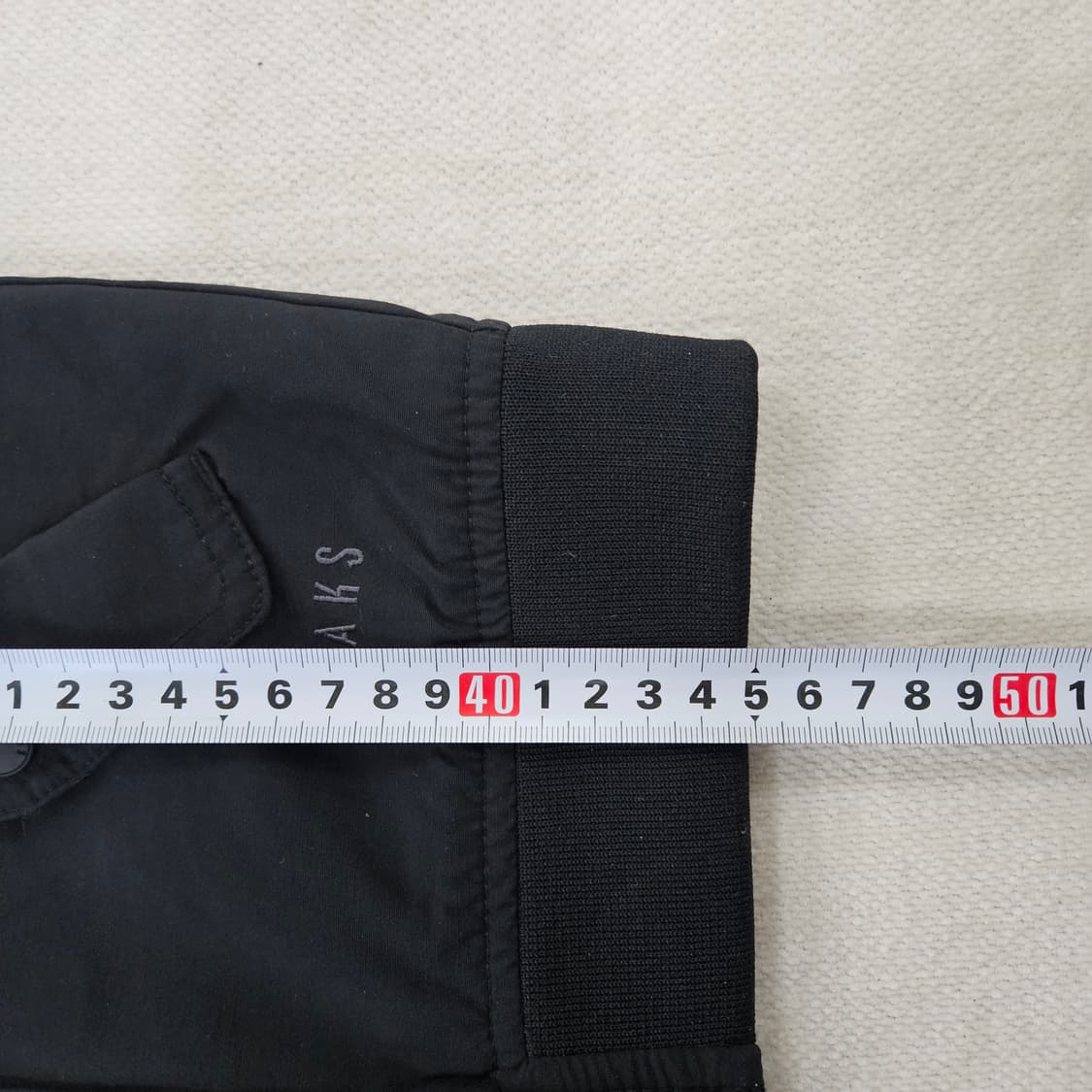 [120(7Y)] 닥스 키즈 블랙 항공 점퍼  0114YH1 상품이미지7