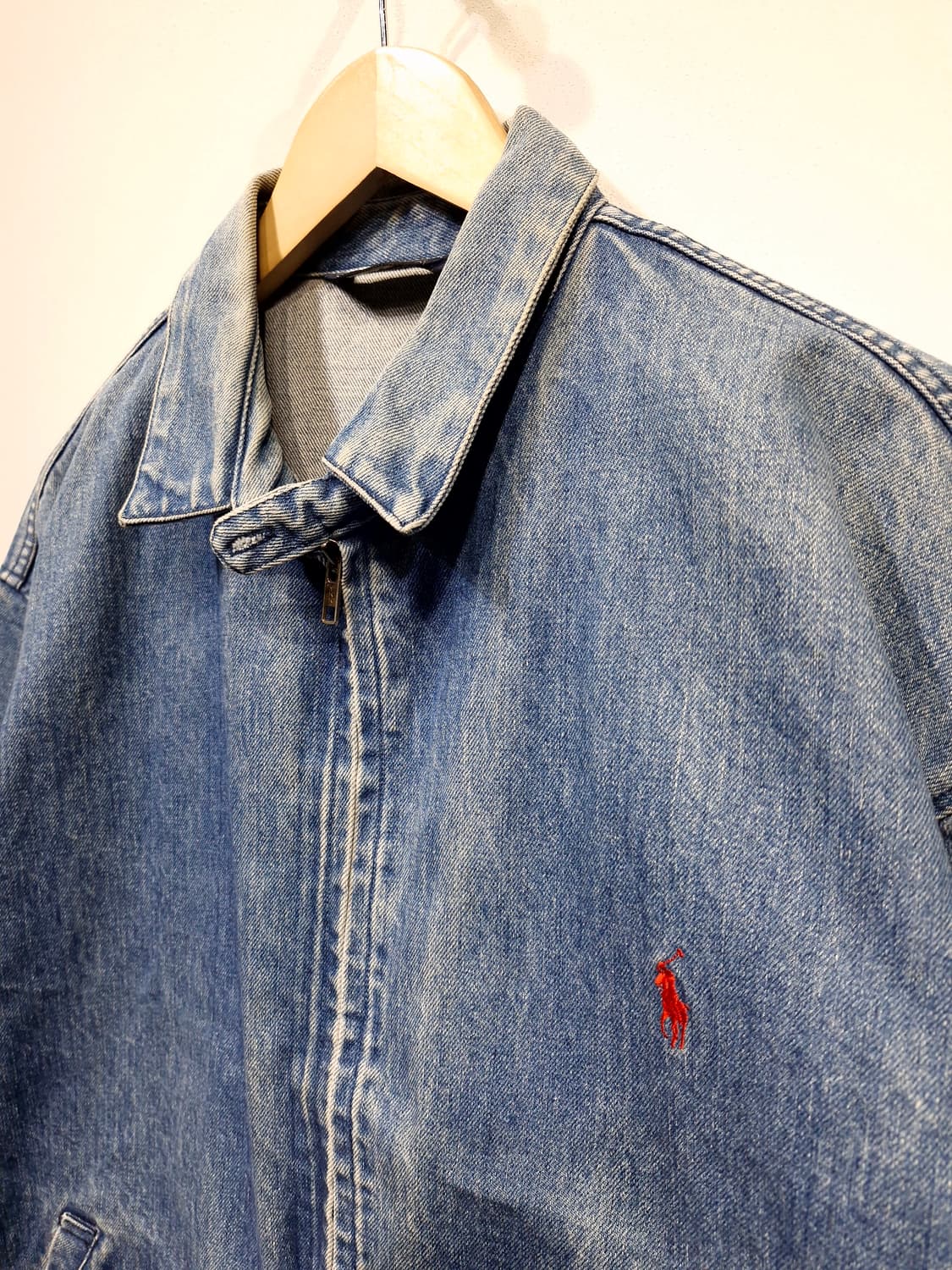 폴로랄프로렌 80's 국내생산 데님 스윙탑 자켓_L 상품이미지3