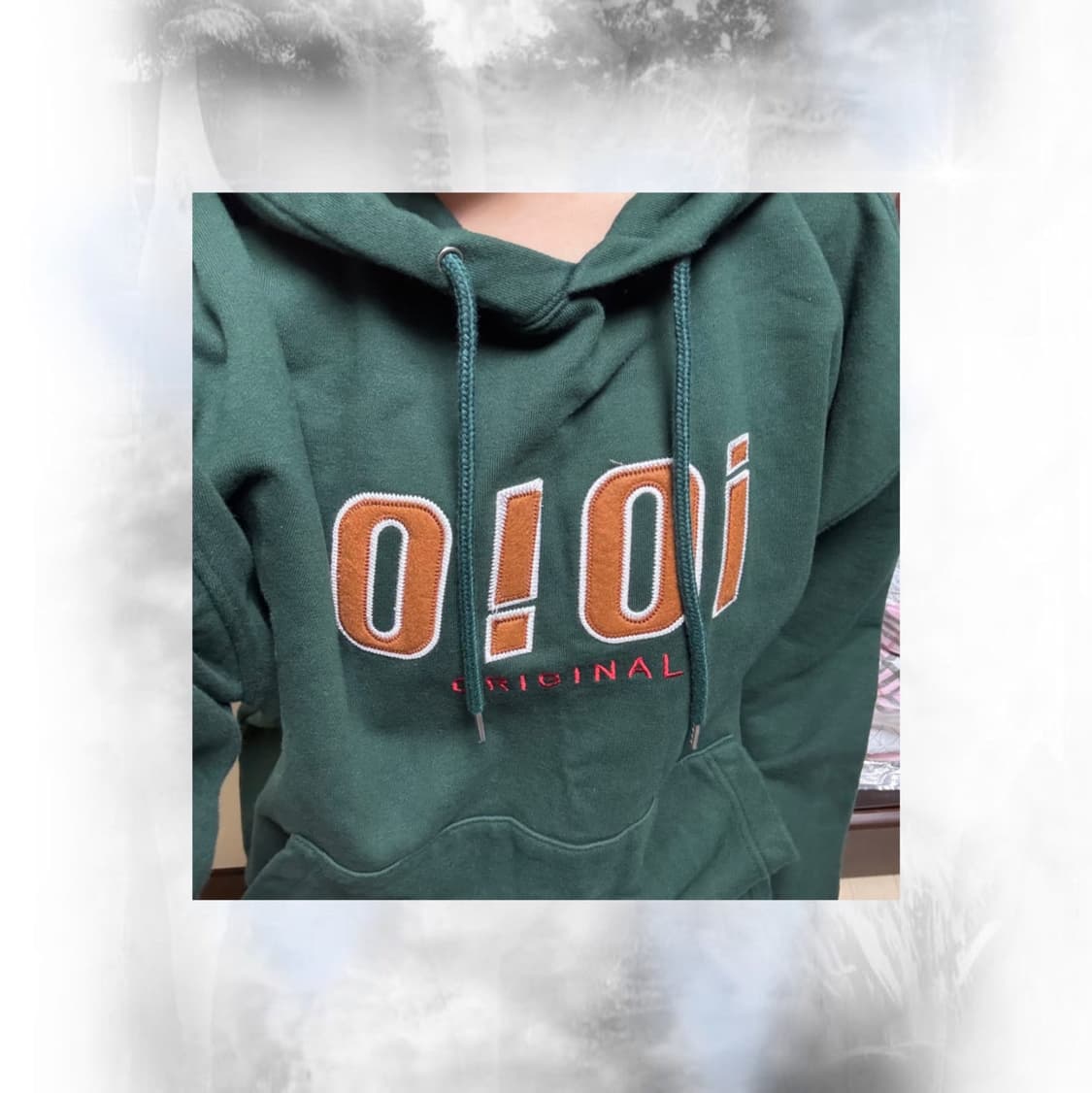 oioi 오아이오아이 그린 후드티 상품이미지2