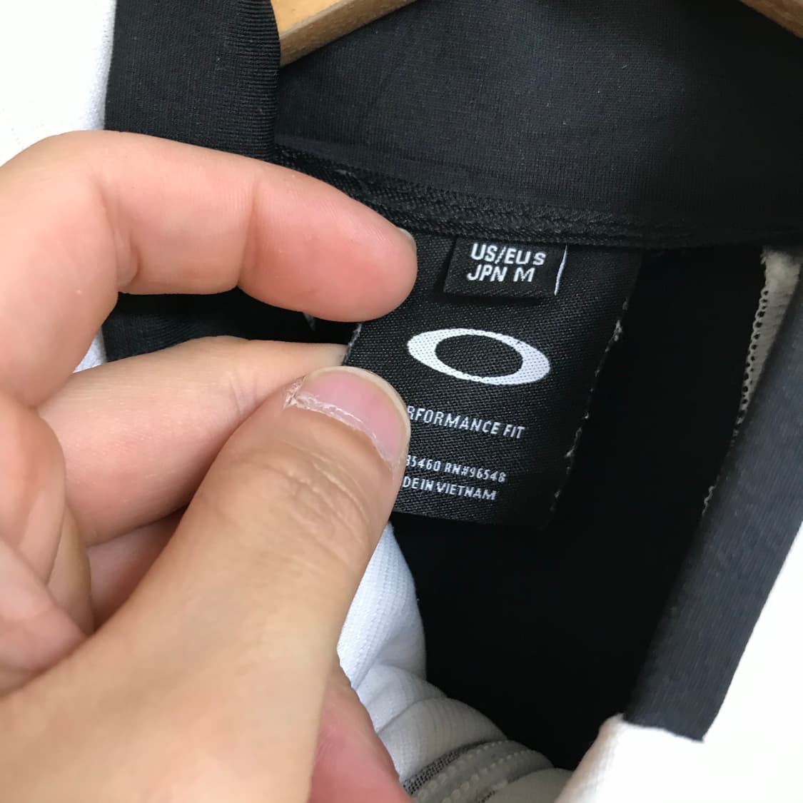 오클리 흰색 트랙탑져지 상품이미지3