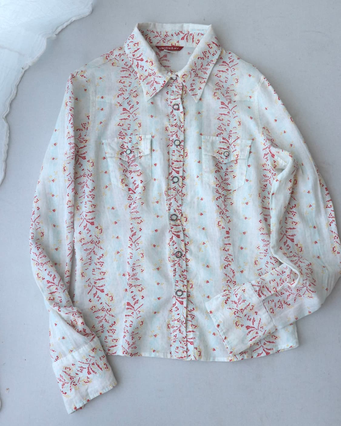 Vintage Soft Floral Shirt 상품이미지4