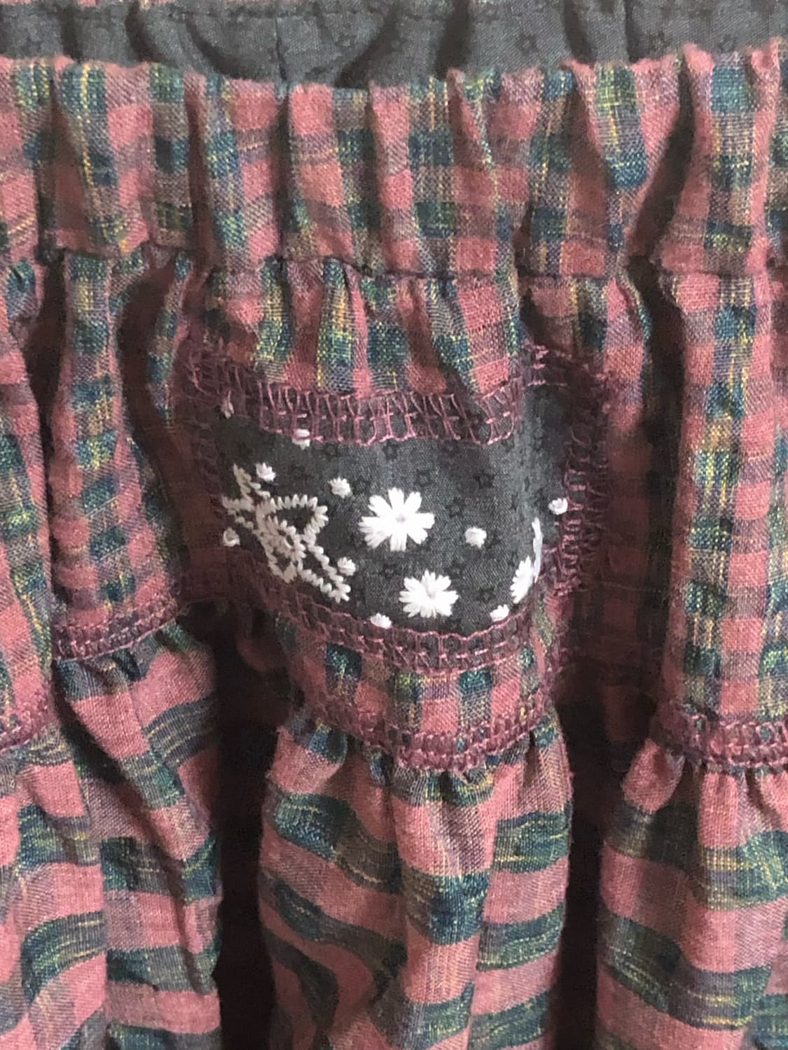 코이세이오 모리 체크 스커트 핑크 상품이미지4