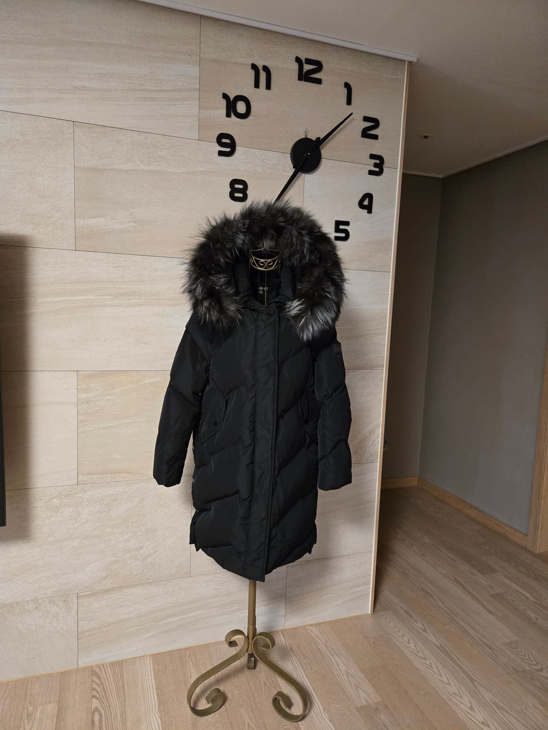 [55] 에고이스트 폭스퍼 덕다운 롱패딩 상품이미지1