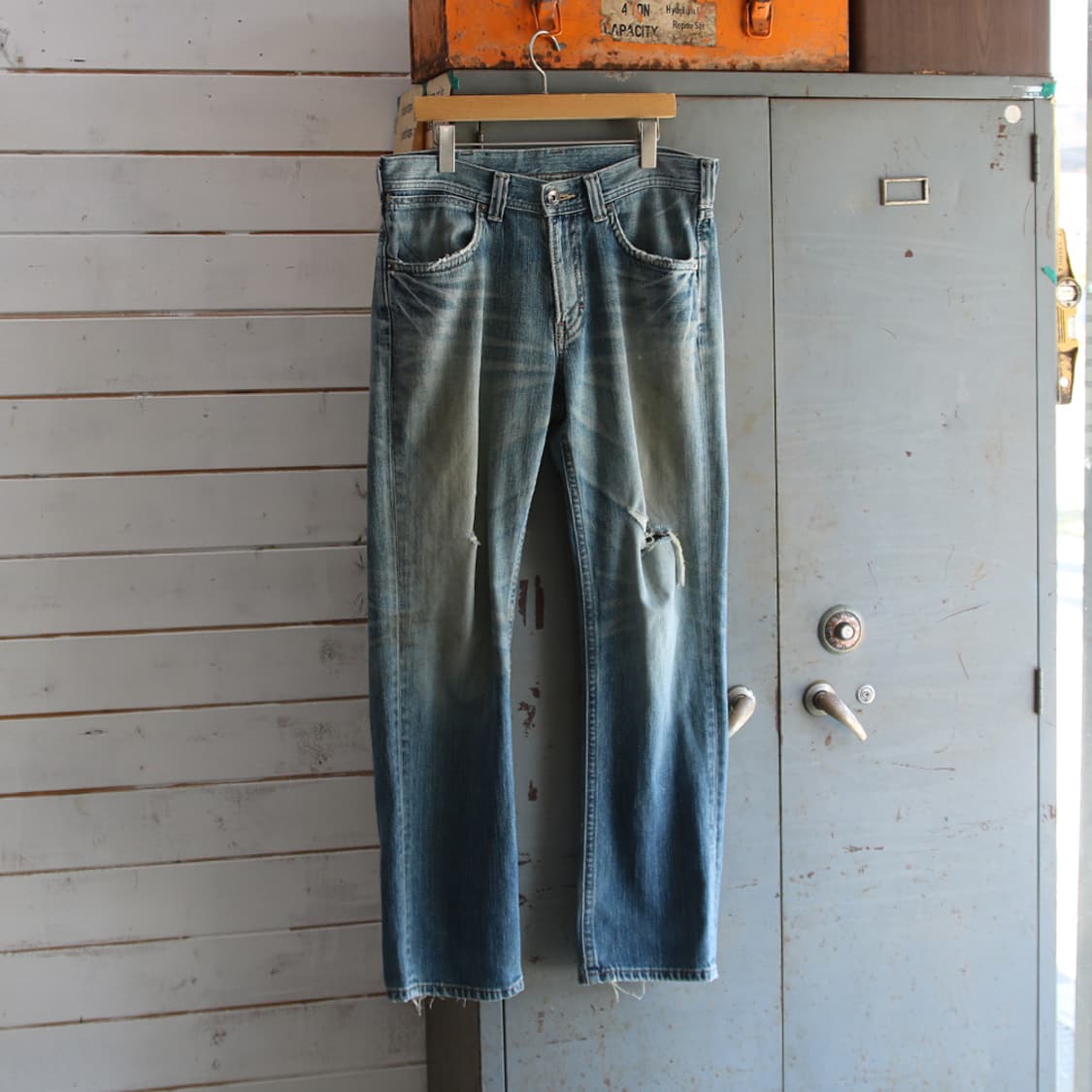(착용컷) Wrangler 데님 팬츠 (남성용 33.5-34) 상품이미지1
