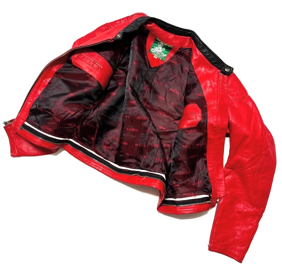 Nankai - 레더 바이커 자켓 상품이미지3