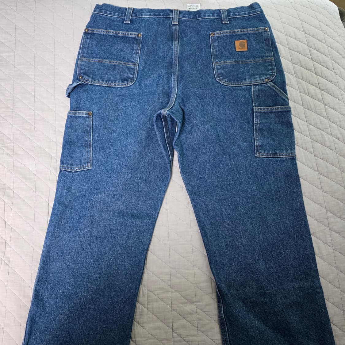 [40X30] 빈티지 칼하트 더블니 릴렉스핏 데님팬츠 인디고 B17 상품이미지5