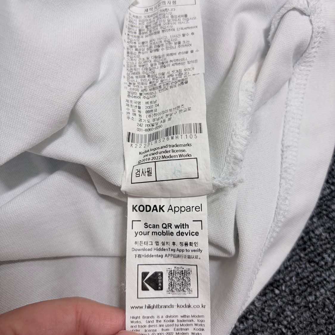 코닥 반팔티 상품이미지4