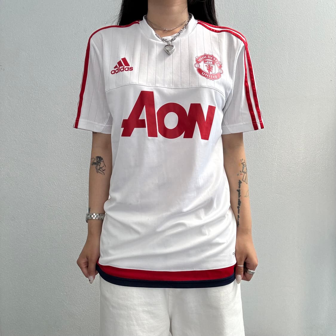 아디다스 맨유 유니폼 흰빨 95 상품이미지6