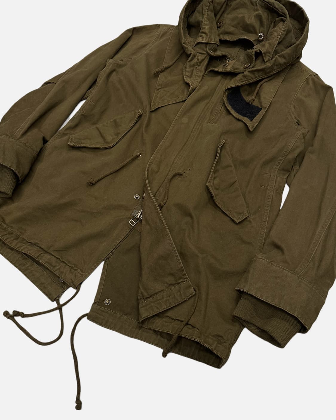 brown hood field parka 상품이미지3