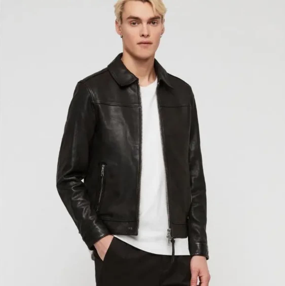 올세인츠 칼론 가죽자켓 100 사이즈 새상품 판매 상품이미지7