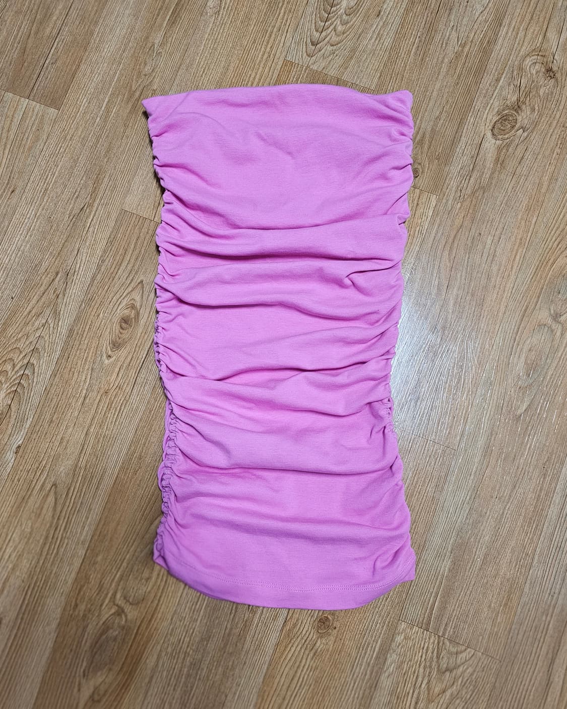 자라 셔링  타이트핏 미니스커트. 핑크색  작은55-55. 1회착용 상품이미지2