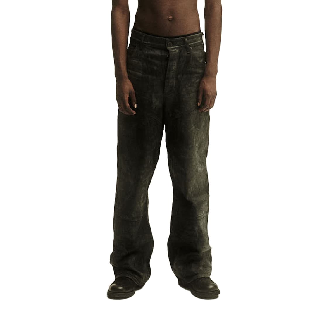 P.L.N LOW CROTCH OILSKIN DENIM 상품이미지2