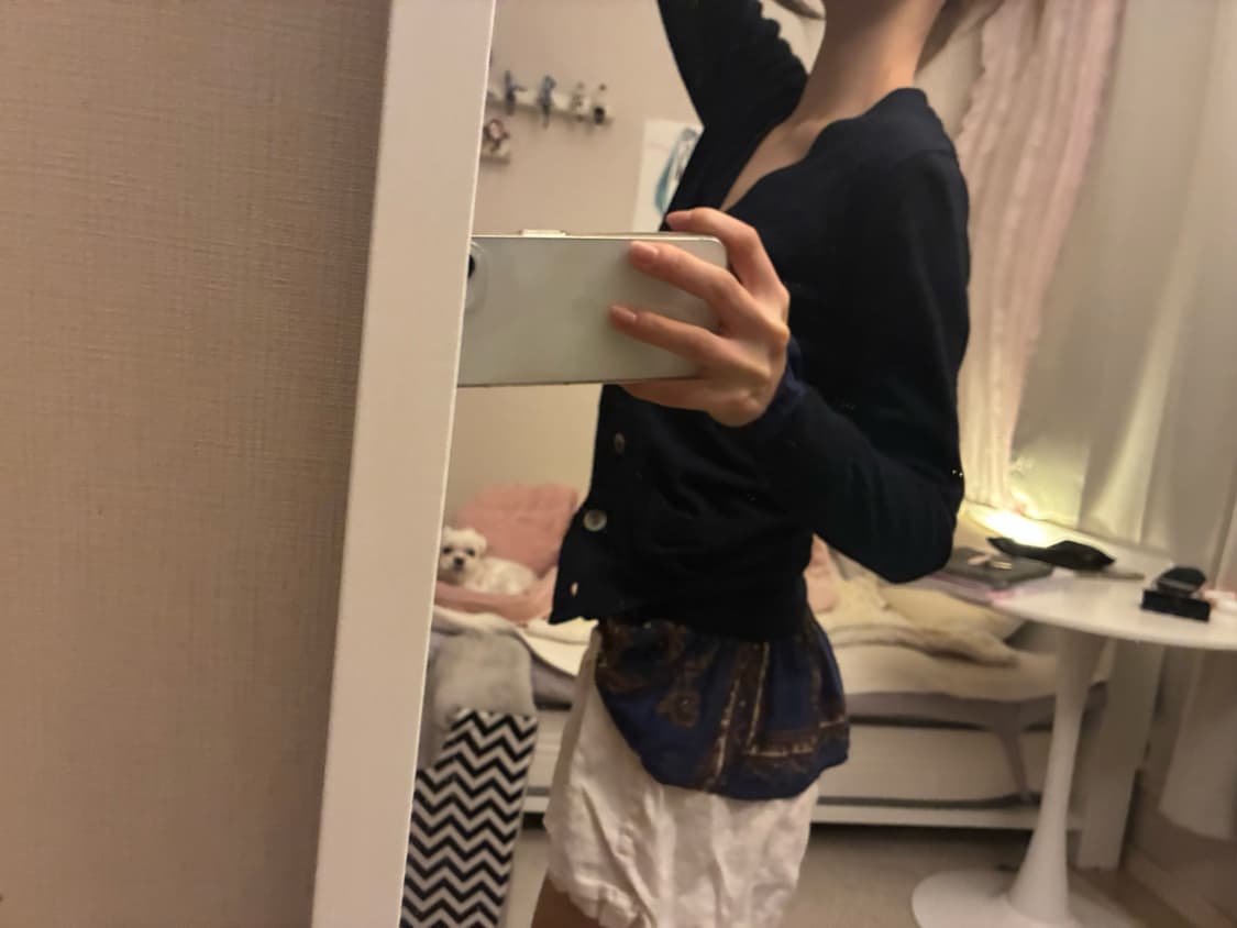 Sacai 사카이 프릴 레이어드 가디건 상품이미지1